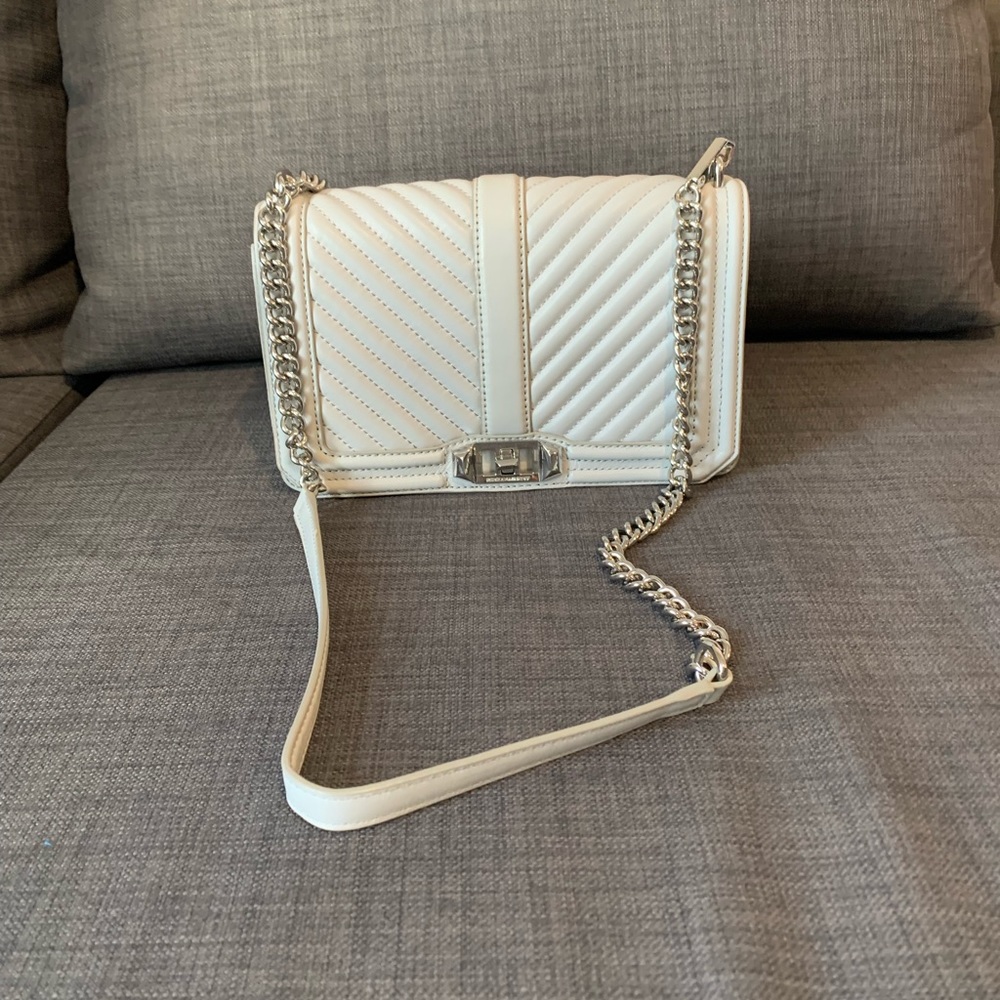 Rebecca Minkoff Chevron Quilted Love Crossbody